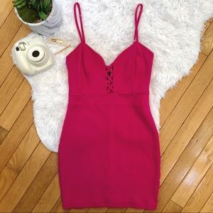 Hot Pink Bodycon Dress